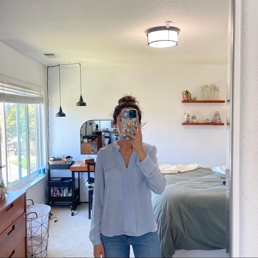 Blue blouse